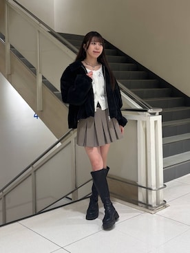 ERiNAさん（レディース・153cm）の冬コーディネート