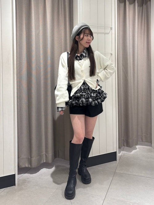 2WAYリボンベレー 642097（ハンチング/ベレー帽）｜Heather（ヘザー