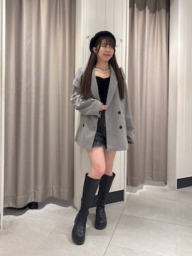 ERiNAさん（レディース・153cm）の冬コーディネート