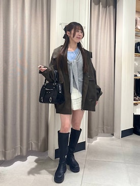 ERiNAさん（レディース・153cm）の冬コーディネート