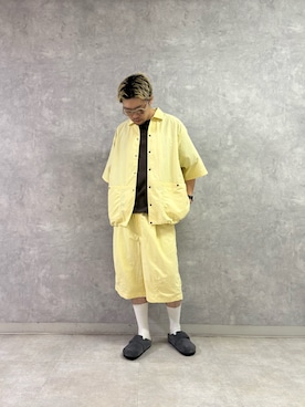 「EKAL（エカル）のアイテム」を使った、enotaku0905さん（メンズ・173cm）の夏コーディネート