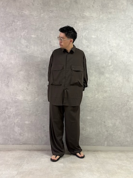 「EKAL（エカル）のアイテム」を使った、enotaku0905さん（メンズ・173cm）の夏コーディネート