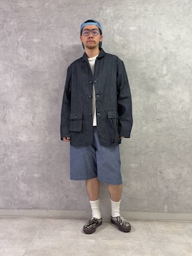 「URBAN RESEARCH DOORS（アーバンリサーチドアーズ）のアイテム（ジャケット/アウター）」を使った、TAKUMA ENOMOTOさん（メンズ・173cm）の秋コーディネート