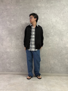 「URBAN RESEARCH DOORS（アーバンリサーチドアーズ）のIZIPIZI　SCREEN CRUISE（メガネ、その他）」を使った、enotaku0905さん（メンズ・173cm）の夏コーディネート