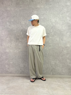 「EKAL（エカル）のアイテム」を使った、enotaku0905さん（メンズ・173cm）の夏コーディネート