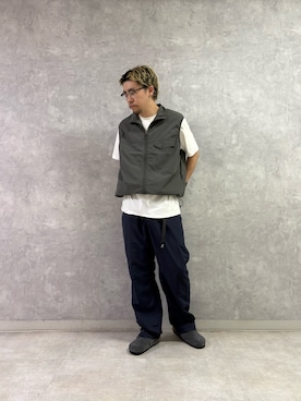 「EKAL（エカル）のアイテム」を使った、enotaku0905さん（メンズ・173cm）の夏コーディネート