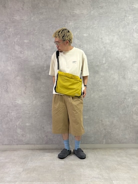 「URBAN RESEARCH DOORS（アーバンリサーチドアーズ）のBIRKENSTOCK　LOMA(REGULAR)（サンダル、グレー系）」を使った、enotaku0905さん（メンズ・173cm）の夏コーディネート