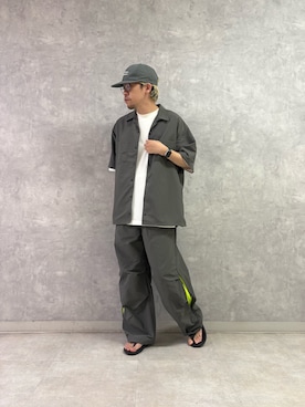 「EKAL（エカル）のアイテム」を使った、enotaku0905さん（メンズ・173cm）の夏コーディネート