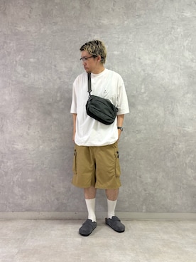 「Snow Peak（スノーピーク）のアイテム」を使った、enotaku0905さん（メンズ・173cm）の夏コーディネート