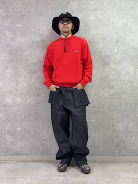 「URBAN RESEARCH DOORS（アーバンリサーチドアーズ）のアイテム（スウェット）」を使った、TAKUMA ENOMOTOさん（メンズ・173cm）の秋コーディネート