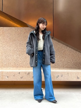 「アイテム（その他アウター）」を使った、mhoo000さん（レディース・156cm）の秋コーディネート