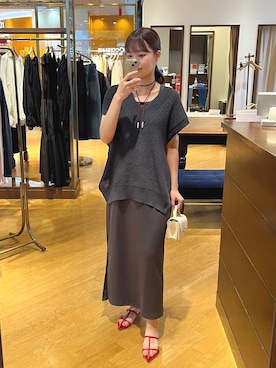 「綺麗めコーデ」｜mhoo000さん（レディース・156cm）の夏コーディネート