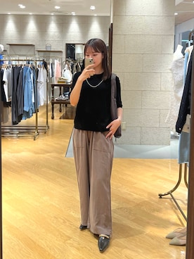 「RIVE DROITE（リヴドロワ）のアイテム（その他シューズ）」を使った、mhoo000さん（骨格ウェーブ・レディース・156cm）の夏コーディネート