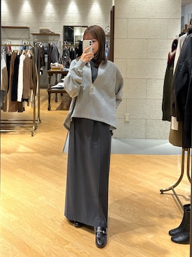 「ハーフジップ」｜mhoo000さん（レディース・156cm）の秋コーディネート