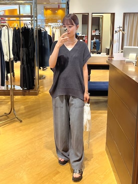 「RIVE DROITE（リヴドロワ）のアイテム（サンダル）」を使った、mhoo000さん（骨格ウェーブ・レディース・156cm）の夏コーディネート