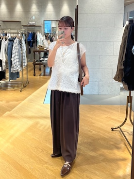 「RIVE DROITE（リヴドロワ）のアイテム（その他シューズ）」を使った、mhoo000さん（骨格ウェーブ・レディース・156cm）の夏コーディネート