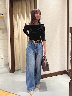 「RIVE DROITE（リヴドロワ）のアイテム（その他シューズ）」を使った、mhoo000さん（骨格ウェーブ・レディース・156cm）の夏コーディネート