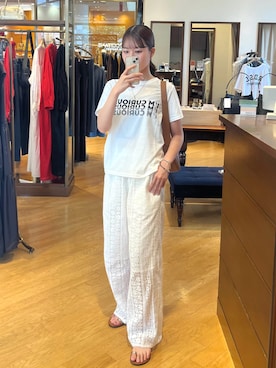 「アイテム（ボディバッグ/ウエストポーチ）」を使った、mhoo000さん（レディース・156cm）の夏コーディネート