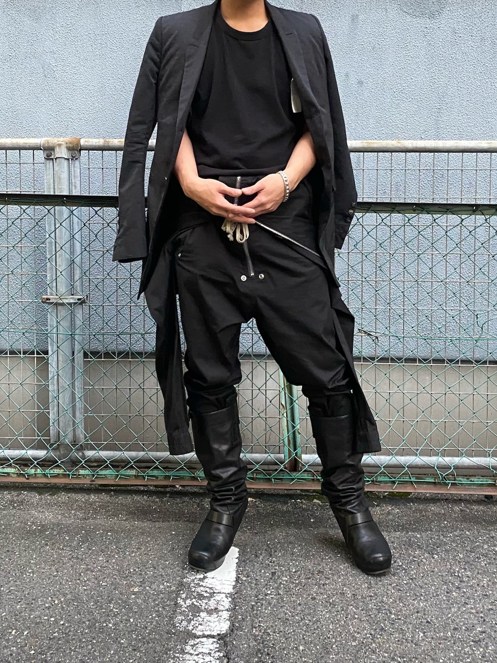 リックオウエンス　13AW オールインワン　サロペット　ユニセックス 1733701093_1000.jpg