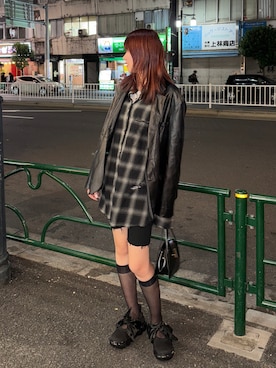 「grounds（グラウンズ）のアイテム」を使った、miさん（レディース・162cm）の冬コーディネート