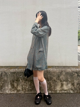 「Ameri（アメリ）のアイテム」を使った、miさん（レディース・163cm）の夏コーディネート
