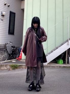 「PAGEBOY（ページボーイ）のアイテム（ジャケット/アウター）」を使った、miさん（レディース・162cm）の冬コーディネート