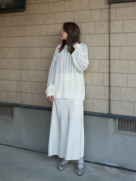 「LAKOLE（ラコレ）のアイテム（シューズ）」を使った、ycloさん（レディース・161cm）の春コーディネート