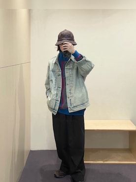 「COS（コス）のアイテム（パンツ）」を使った、165boyさん（メンズ・165cm）の冬コーディネート