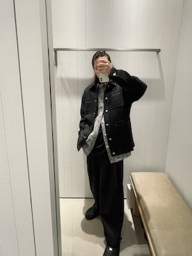「COS（コス）のアイテム（パンツ）」を使った、165boyさん（メンズ・165cm）の秋コーディネート