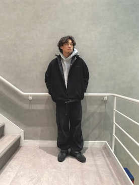 「アイテム（アウトドア/スポーツ）」を使った、KOYAさん（メンズ・173cm）の冬コーディネート