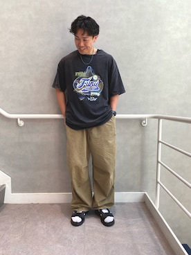 「Reebok(リーボック)のアイテム」を使った、KOYAさん(メンズ・173cm)の夏コーディネート