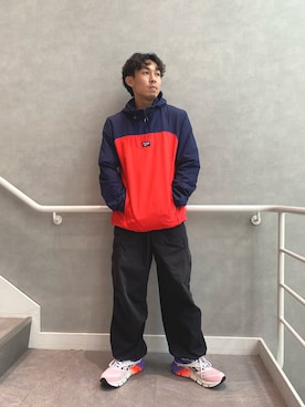 「アイテム（アウトドア/スポーツ）」を使った、KOYAさん（メンズ・173cm）の秋コーディネート