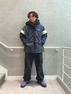 「アイテム（アウトドア/スポーツ）」を使った、KOYAさん（メンズ・173cm）の冬コーディネート