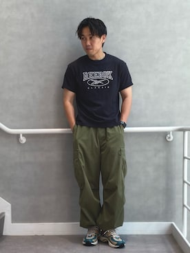 「黒Tシャツ」｜KOYAさん（メンズ・173cm・20代）の夏コーディネート