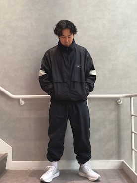 「Reebok（リーボック）のアイテム」を使った、KOYAさん（メンズ・173cm）の春コーディネート