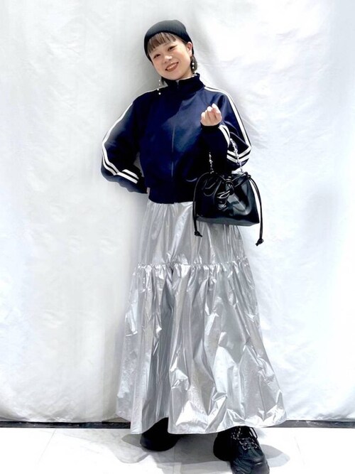 LOWRYS FARM ローリーズファームプラス ビックボックス高田馬場omizo555さんのスニーカー「レースアップスニーカー 981765(LOWRYS FARM|ローリーズファーム)」を使ったコーディネート