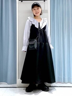 「アイテム（キャップ）」を使った、omizo555さん（レディース・153cm・20代）の冬コーディネート