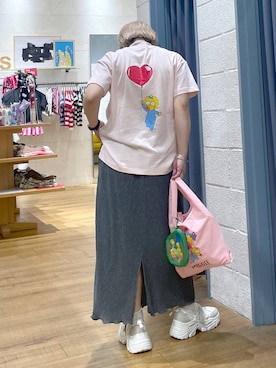「アイテム（エコバッグ/サブバッグ）」を使った、omizo555さん（レディース・153cm・20代）の夏コーディネート