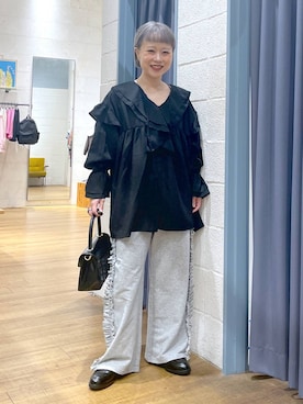 「アイテム（スウェットパンツ）」を使った、omizo555さん（レディース・153cm・20代）の秋コーディネート
