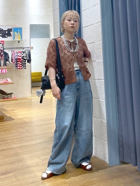 「アイテム（キーホルダー）」を使った、omizo555さん（レディース・153cm）の夏コーディネート