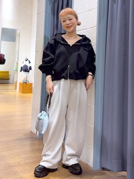 「アイテム（リング）」を使った、omizo555さん（レディース・153cm）の秋コーディネート