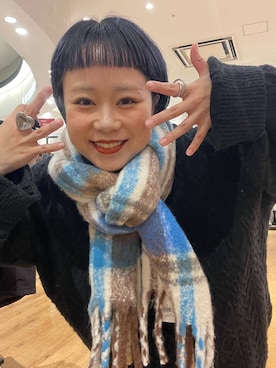 「アイテム（リング）」を使った、omizo555さん（レディース・153cm）の冬コーディネート