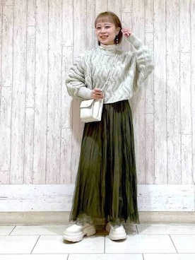 omizo555さん（レディース・153cm）の冬コーディネート