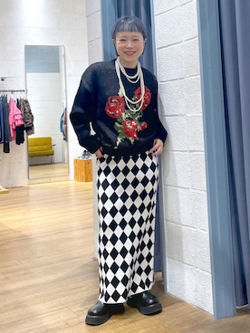 「アイテム（リング）」を使った、omizo555さん（レディース・153cm）の秋コーディネート