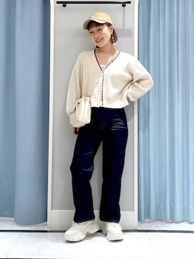 「アイテム（キャップ）」を使った、omizo555さん（レディース・153cm・20代）の冬コーディネート