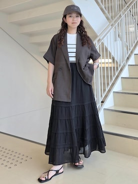 aynさん(レディース・153cm)の夏コーディネート