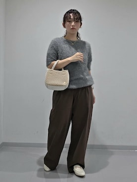 「ファー」｜aynさん（レディース・153cm）の夏コーディネート