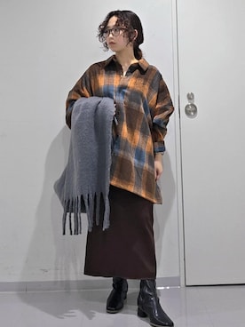 「冬コーデ」｜aynさん（レディース・153cm）の冬コーディネート