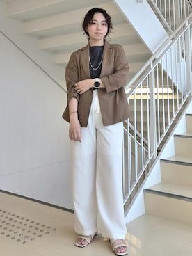 aynさん（レディース・153cm）の夏コーディネート