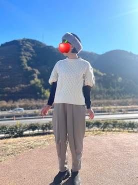 「Java（ジャバ）のアイテム」を使った、pupupuqqさん（レディース・156cm）の冬コーディネート